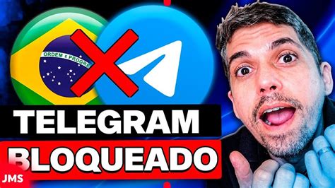 telegram bloqueado no brasil